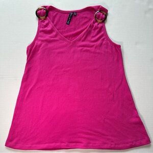 Y2K Style Casey Key Pink Tank Top